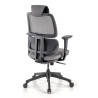 silla ergonomica gris focus malla 5