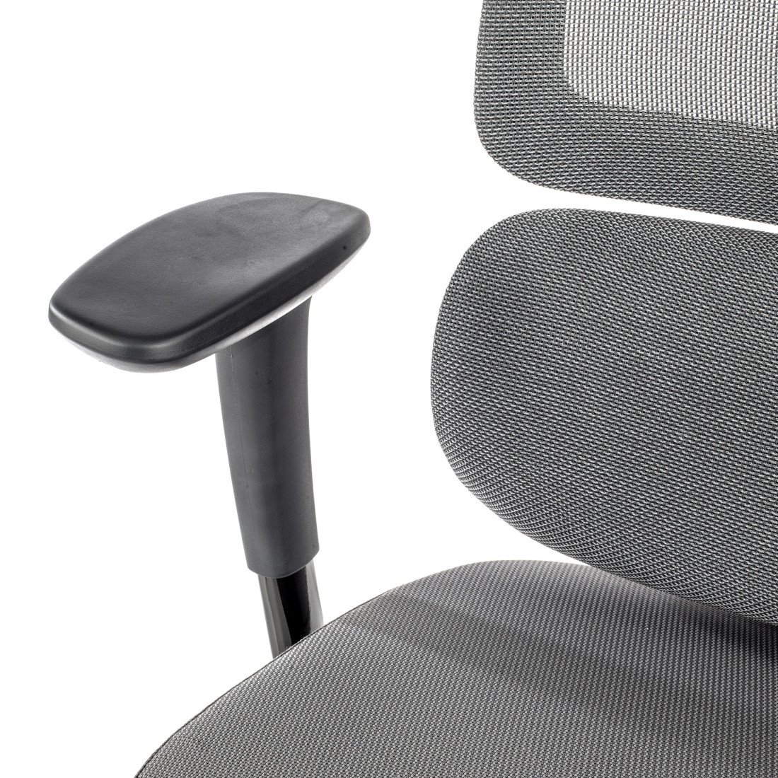 silla ergonomica gris focus malla 7