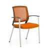 Silla Confidente Maya estructura patin red