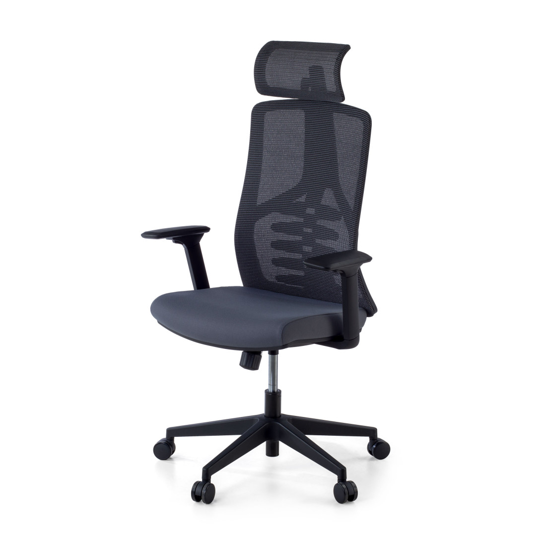 silla ergonomica gris tekno malla 7