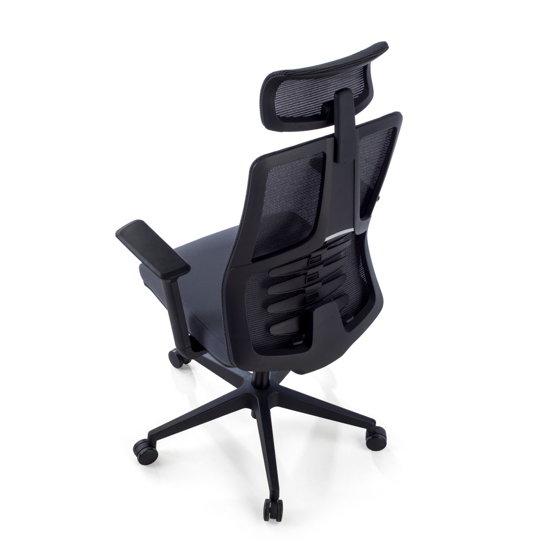 silla ergonomica gris tekno malla 9