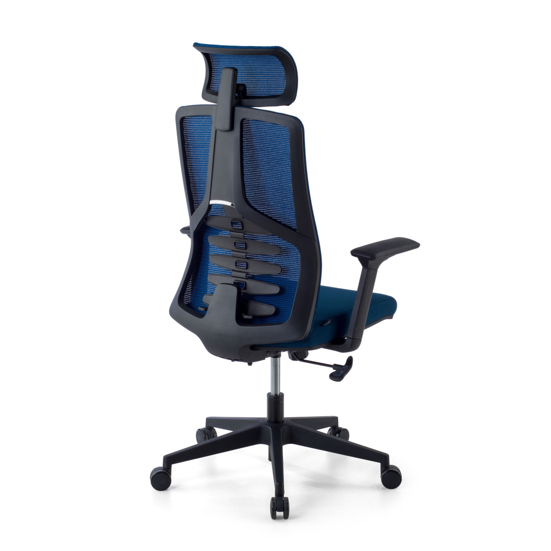 silla ergonomica azul tekno malla 5