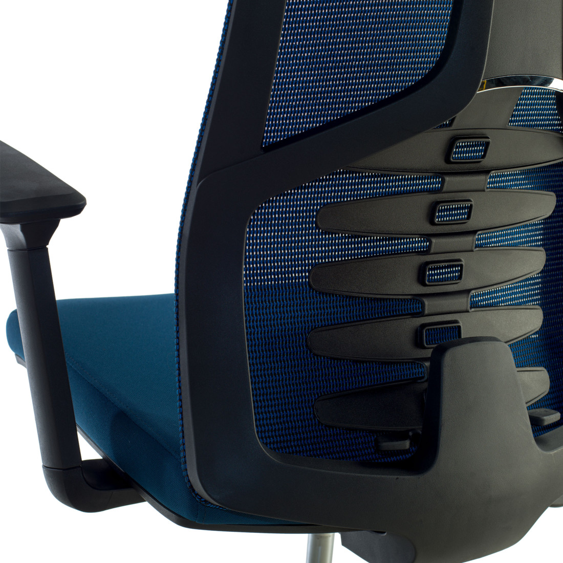 silla ergonomica azul tekno malla 6