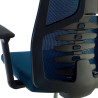 silla ergonomica azul tekno malla 6
