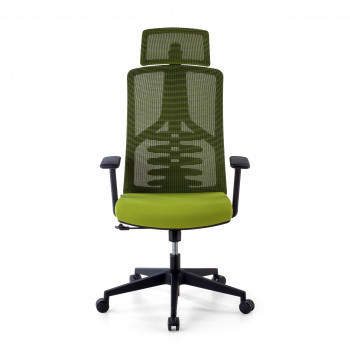 Tekno - Silla de oficina Tekno, respaldo ergonómico, mecanismo sincronizado, color verde - Imagen 2
