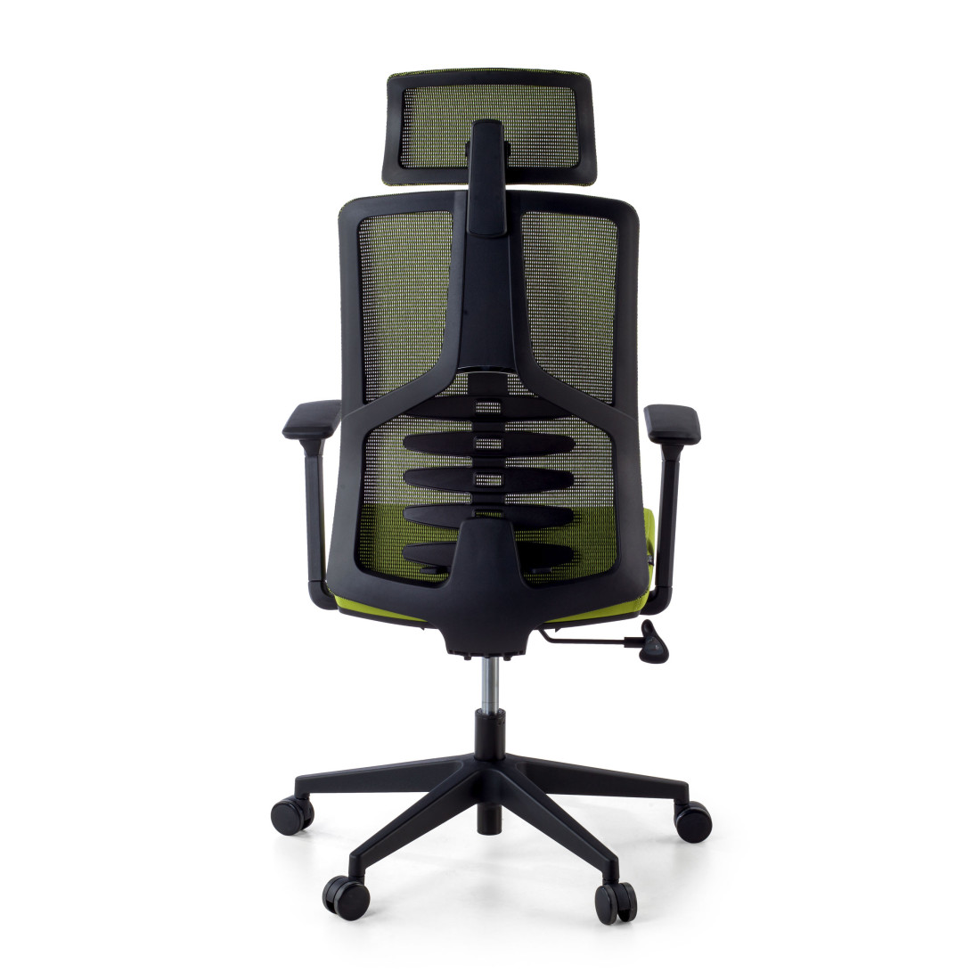 silla ergonomica verde tekno malla 9