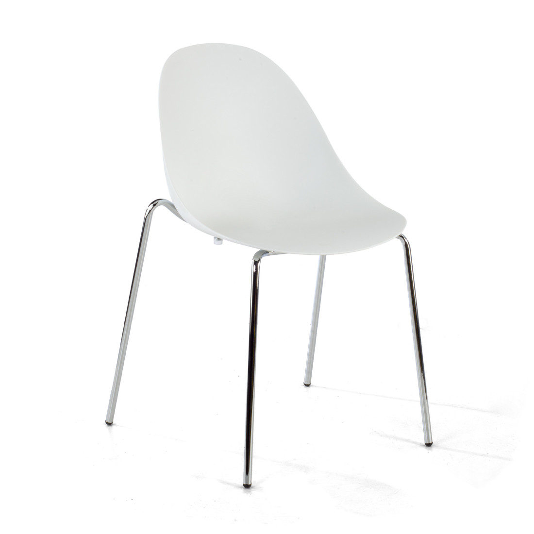 silla confidente blanco flow 4 patas plastico 1