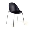 silla confidente negro flow 4 patas plastico 1