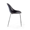 silla confidente negro flow 4 patas plastico 4
