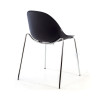 silla confidente negro flow 4 patas plastico 5