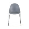 silla confidente gris flow 4 patas plastico 3