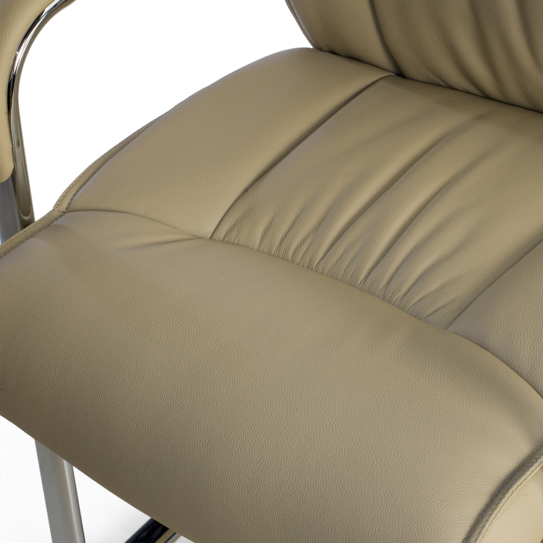 silla confidente beige bahia patin piel natural piel natural 9