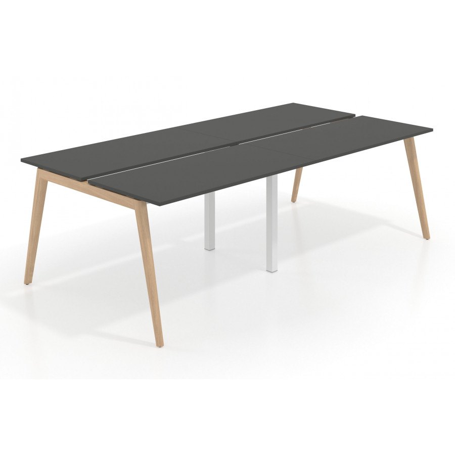 Mesa multipuesto bench doble serie Forest 126
