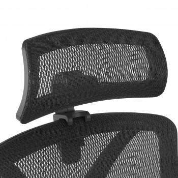 zenit - Silla ergonomica Zenit Pro,marco de aluminio, red negra - Imagen 2