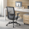 silla giratoria gris axel sin reposacabezas malla 2