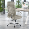 sillon de oficina beige bahia respaldo ato piel natural piel natural 2