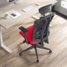 silla giratoria rojo baron malla 2