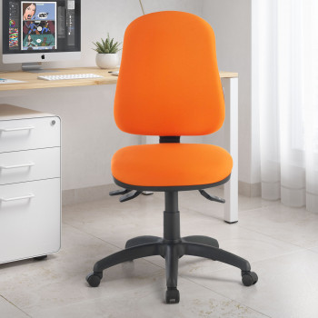 Silla de escritorio giratoria Eco2 naranja