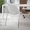 silla confidente blanco flow 4 patas plastico 2