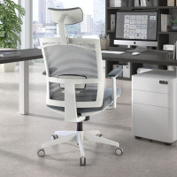 SILLA KENDO WHITE CON REPOSACABEZAS