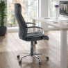 sillon de oficina negro londres piel sintetica 2