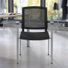 silla confidente negro maya malla 2