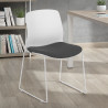silla confidente gris nexus silla sin brazos tela 2