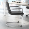 silla confidente negro oslo piel sintetica 2