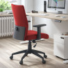 silla giratoria rojo parma tela 2