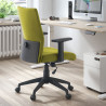 silla giratoria verde parma tela 2