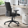silla giratoria negro parma tela 2