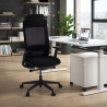 silla giratoria gris reflect estructura negra tela 2