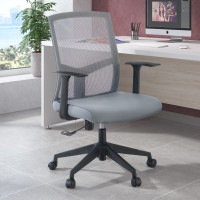 Silla de escritorio giratoria Star, red - gris Second image