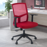 Silla de escritorio giratoria Star, red - rojo Second image