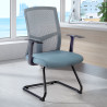 silla confidente gris star malla 2