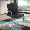 silla confidente negro tivoli tejido tela 2