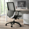 silla giratoria negro wind red estructura gris malla 2