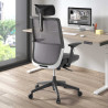 silla giratoria gris wind malla 2