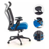 silla giratoria azul baron malla 3