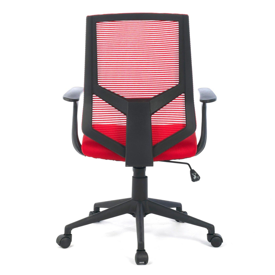 silla giratoria rojo air malla 4
