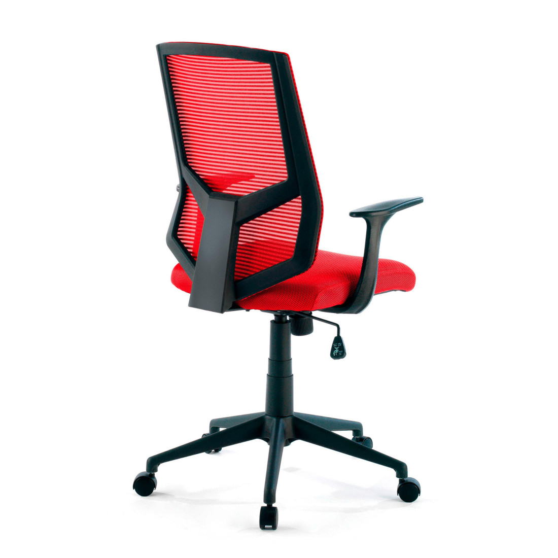 silla giratoria rojo air malla 5