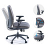 silla giratoria gris wind tapizada tejido tela 3