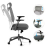silla giratoria gris wind malla 3