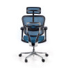 silla ergonomica azul ergohuman estructura negra red malla 7