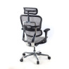 silla ergonomica gris ergohuman estructura negra red malla 6