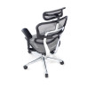 silla ergonomica gris ergohuman estructura negra red malla 8