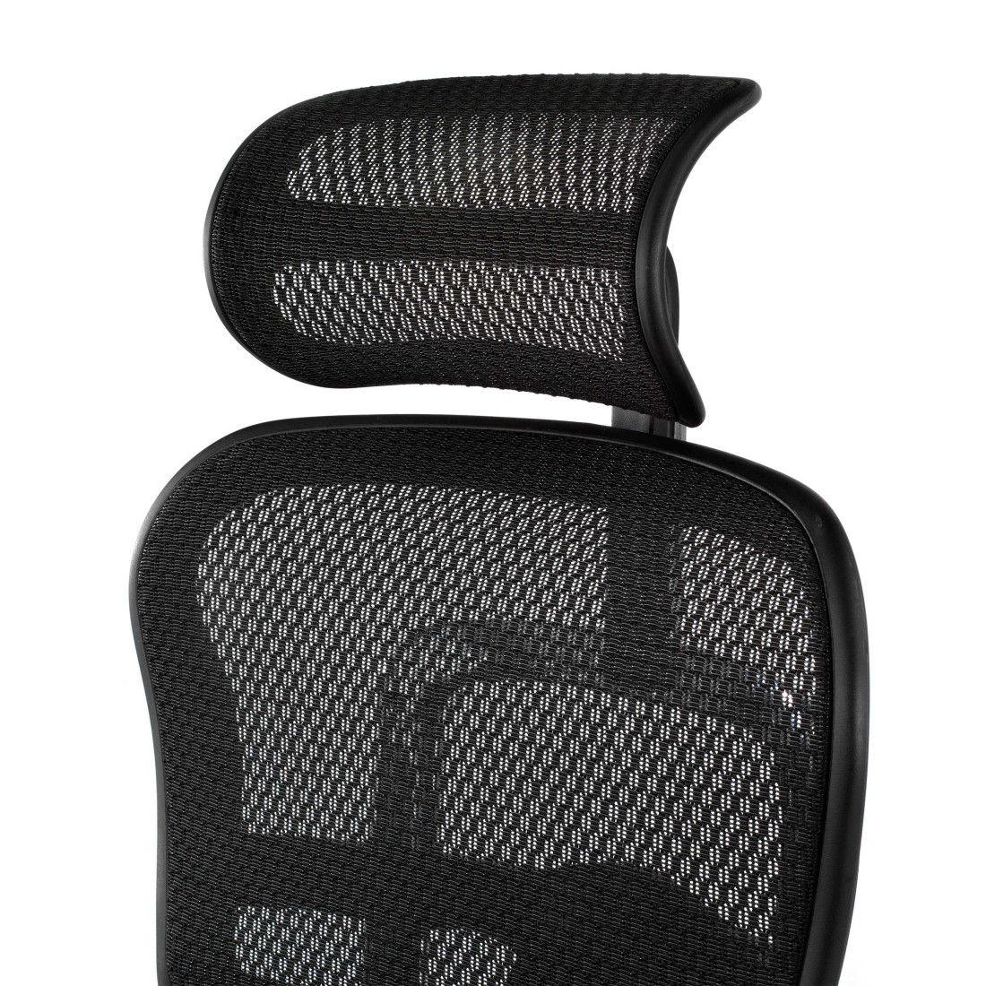 silla ergonomica negro ergohuman estructura negra red malla 9