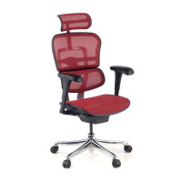 Silla ergonómica Ergohuman Gen2, estructura negra - rojo