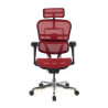 silla ergonomica rojo ergohuman estructura negra red malla 5
