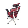 silla ergonomica rojo ergohuman estructura negra red malla 8